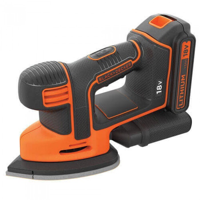Шліфмашина вібраційна акумуляторна BLACK+DECKER BDCDS18 (BDCDS18)