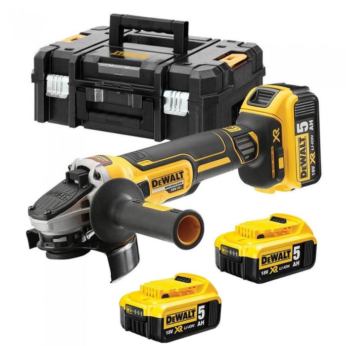 Шлифмашина угловая - болгарка бесщеточная аккумуляторная DeWALT DCG405P3 (DCG405P3)