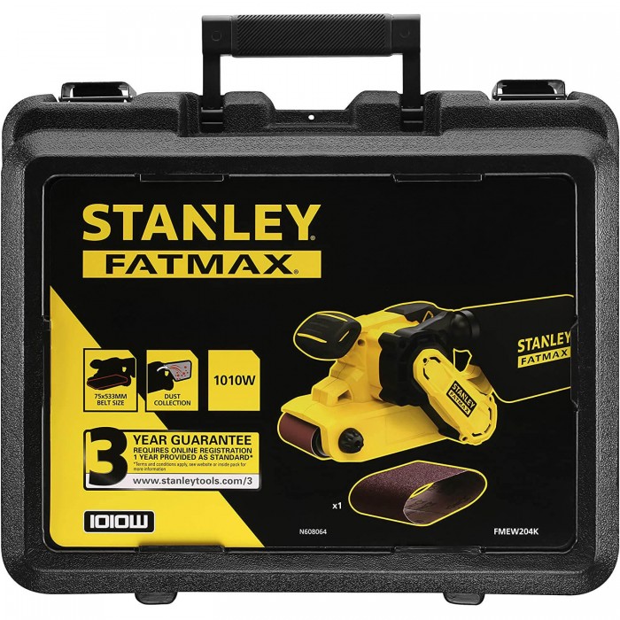 Шліфмашина стрічкова мережева STANLEY FATMAX FMEW204K (FMEW204K)