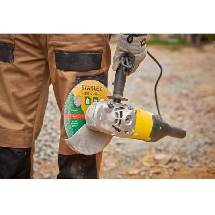 Шлифмашина угловая - болгарка сетевая STANLEY FATMAX FMEG232 (FMEG232)