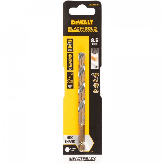 Сверло по металлу EXTREME IMPACT Black & Gold DeWALT DT20613 (DT20613)