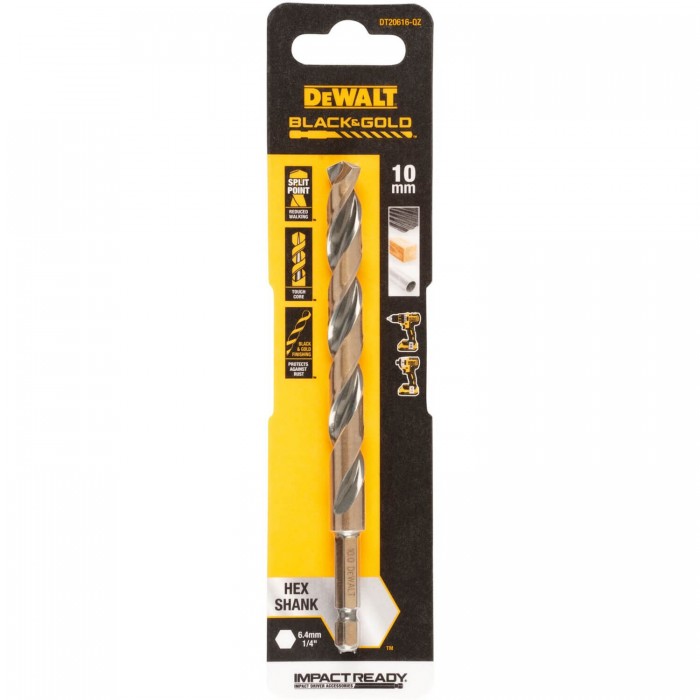 Сверло по металлу EXTREME IMPACT Black & Gold DeWALT DT20616 (DT20616)