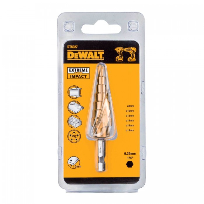 Сверло по металлу EXTREME IMPACT, ступенчатое DeWALT DT5027 (DT5027)
