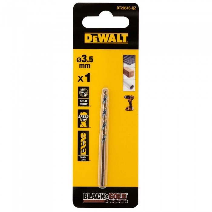 Свердло по металу EXTREME Black & Gold DeWALT DT20516 (DT20516)
