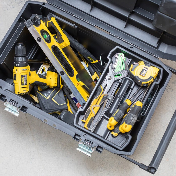 Ящик большого объема ESSENTIAL CHEST, размеры 665x404x344 мм, с колесами STANLEY STST1-80150 (STST1-80150)