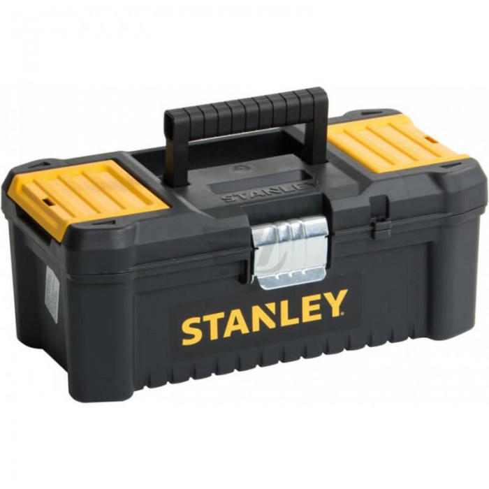 Ящик ESSENTIAL пластиковий з металевими застібками, розмір 316x156x128 мм (12.5 ) STANLEY STST1-75515 (STST1-75515)