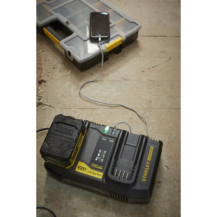 Зарядное устройство на 2 аккумулятора 18В STANLEY FATMAX SFMCB24 (SFMCB24)
