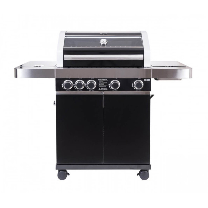 Газовий гриль Masport BBQ MB 4000, чорний (134223)
