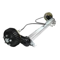 Торсионная ось Al-Ko 1500 кг А1500 112х5 мм, с тормозом