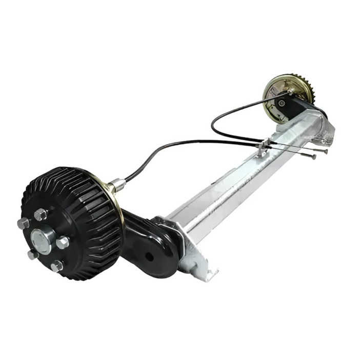 Торсионная ось Al-Ko 1500 кг А1500 112х5 мм, с тормозом (623402)