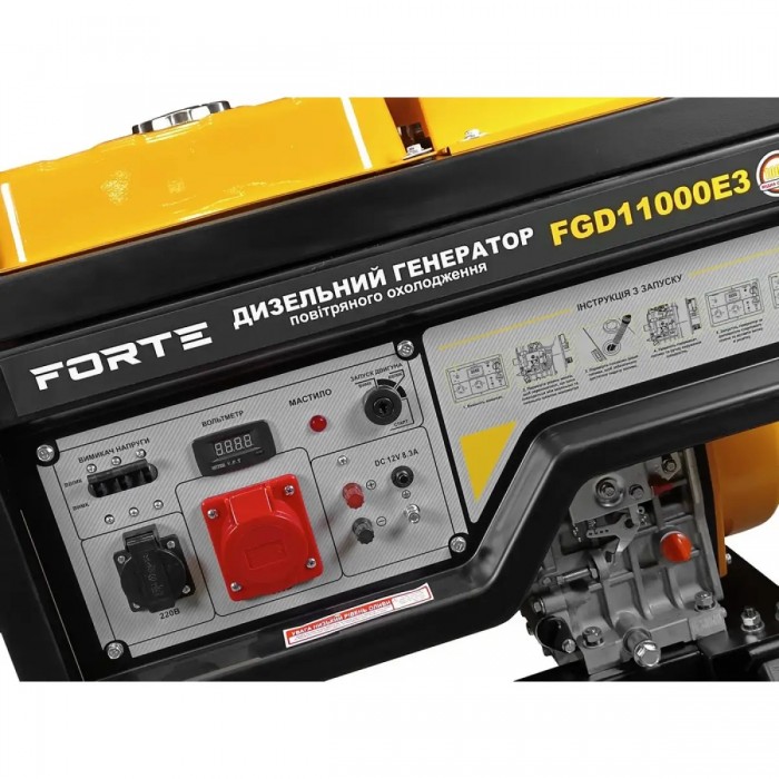 Генератор дизельний 8 кВт Forte FGD11000E3