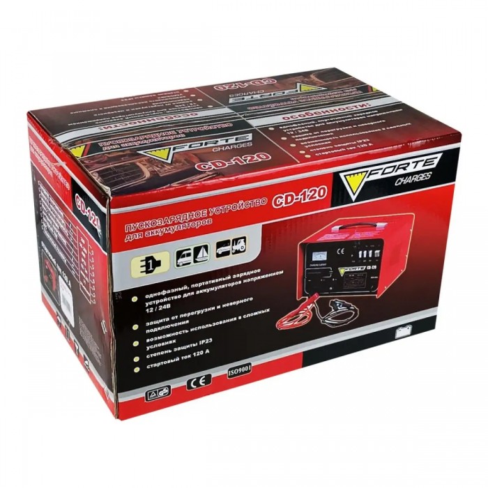 Пускозарядний пристрій для автомобіля CD-120 Forte