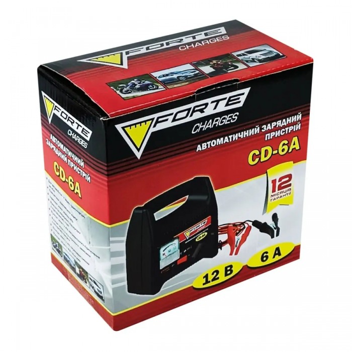 Зарядний пристрій для акумулятора CD-6A Forte