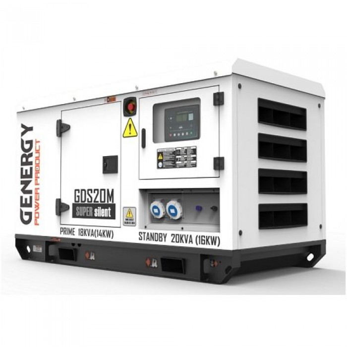 Генератор дизельный GENERGY GDS20M 16 кВт (240063090)