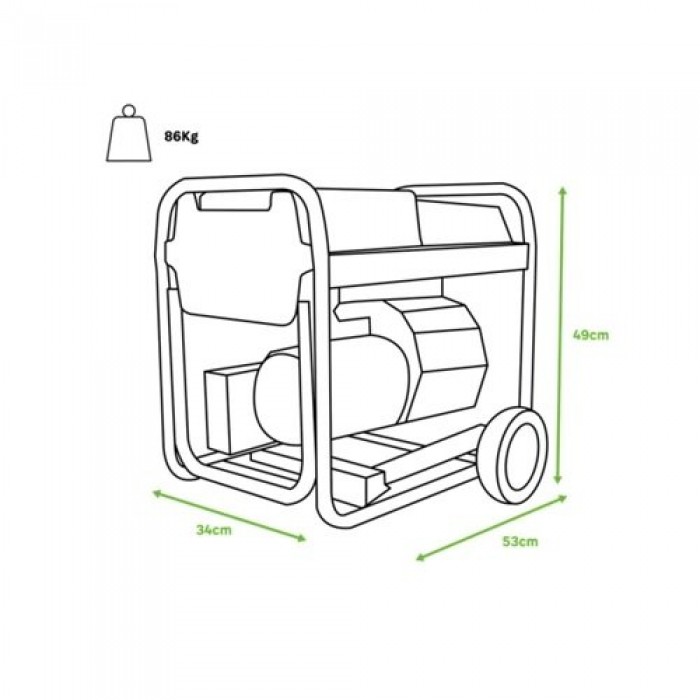 Генератор дизельний GENERGY LIMITED 3000D 3 кВт (240332090)
