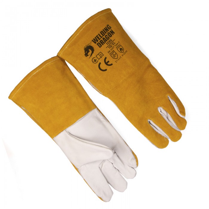 Купити Рукавички зварника Welding Dragon 1135, XL (SE.1135XL-A) Рукавички зварника Welding Dragon 1135, XL (SE.1135XL-A)