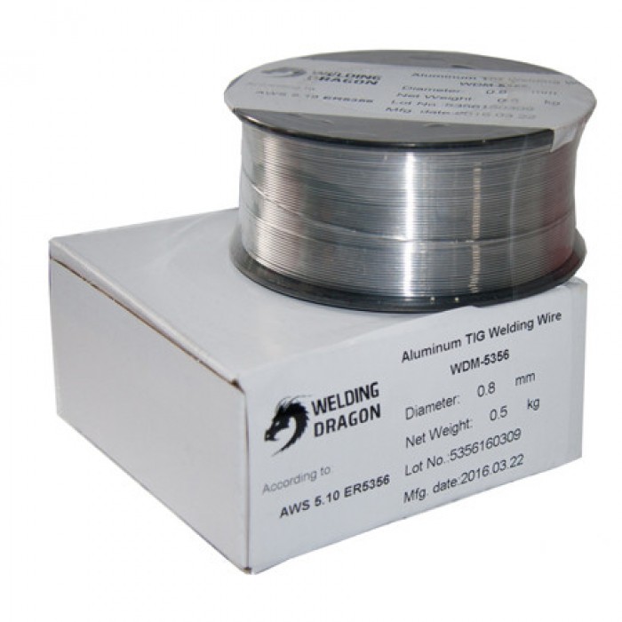 Купити Дріт ER 5356 Welding Dragon (0.5 кг) 0.8 (AL.5356.08.05) Дріт ER 5356 Welding Dragon (0.5 кг) 0.8 (AL.5356.08.05)