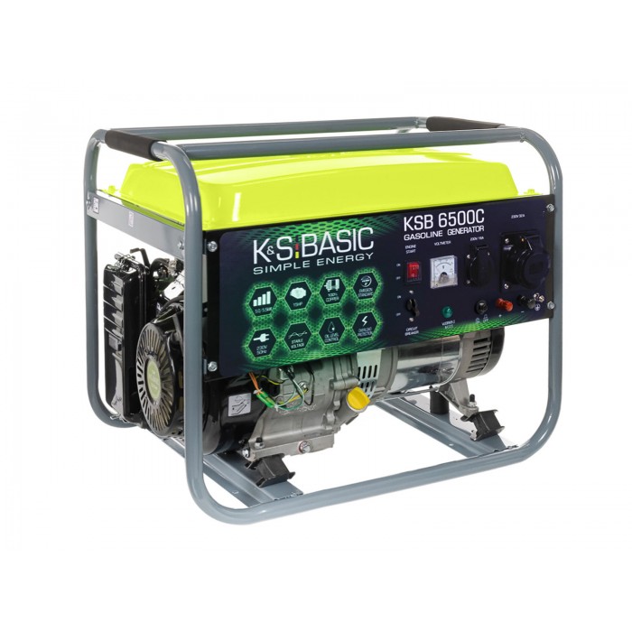 Бензиновий генератор «K&S BASIC» KSB 6500C (KSB 6500C)
