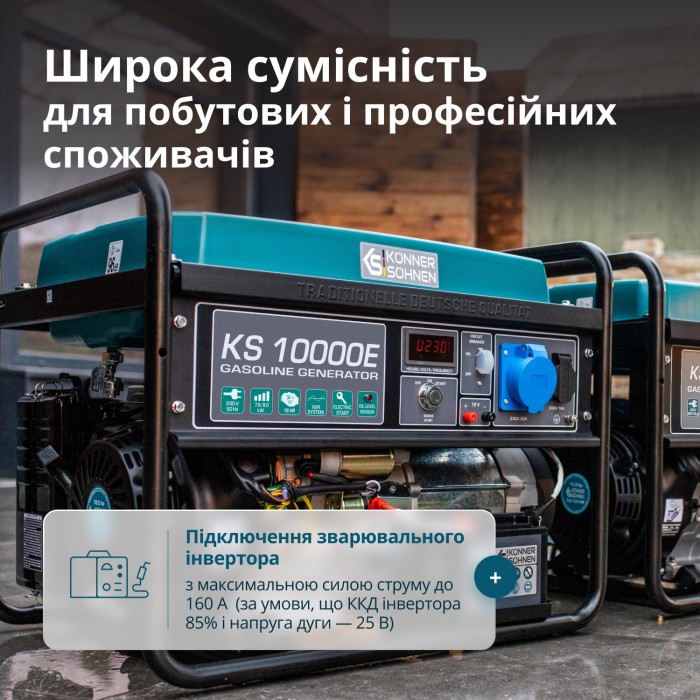 Бензиновый генератор Könner & Söhnen KS 10000E (KS 10000E)