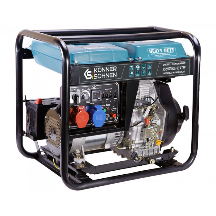 Дизельний генератор «Könner & Söhnen» KS 9102HDE-1/3 ATSR (EURO II) (KS 9102HDE 1/3 ATSR)