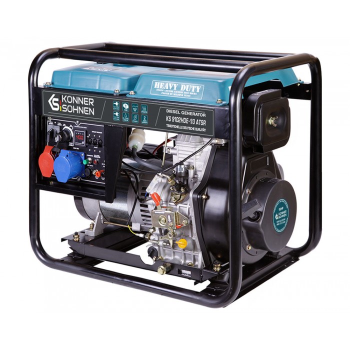 Дизельний генератор «Könner & Söhnen» KS 9102HDE-1/3 ATSR (EURO II) (KS 9102HDE 1/3 ATSR)