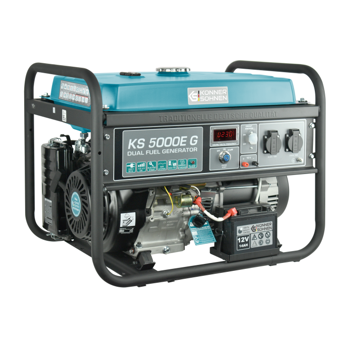 Генератор газобензиновый Könner & Söhnen KS 5000E G (KS 5000E G)