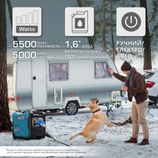 Инверторный генератор KS 6000iE S ATS