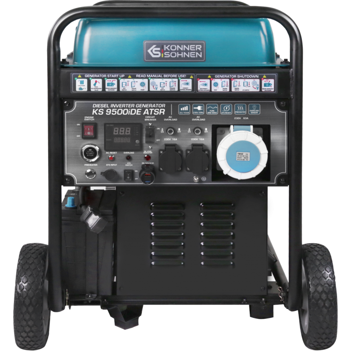 Дизельный инверторный генератор Könner & Söhnen KS 9500iDЕ ATSR (KS 9500iDE ATSR)