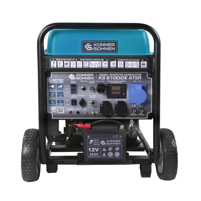Дизельный инверторный генератор Könner & Söhnen KS 6100iDЕ ATSR (KS 6100IDE ATSR)