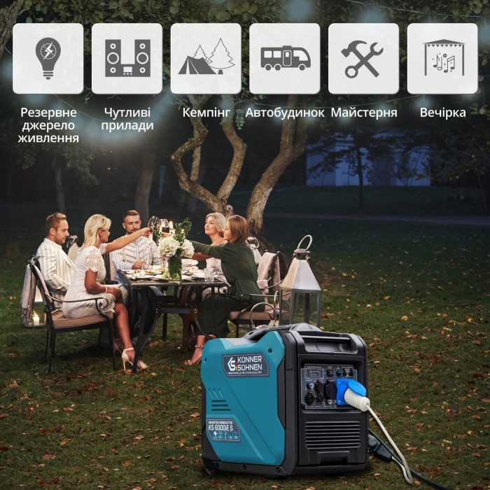 Инверторный генератор KS 6000iE S (KS 6000iE S)