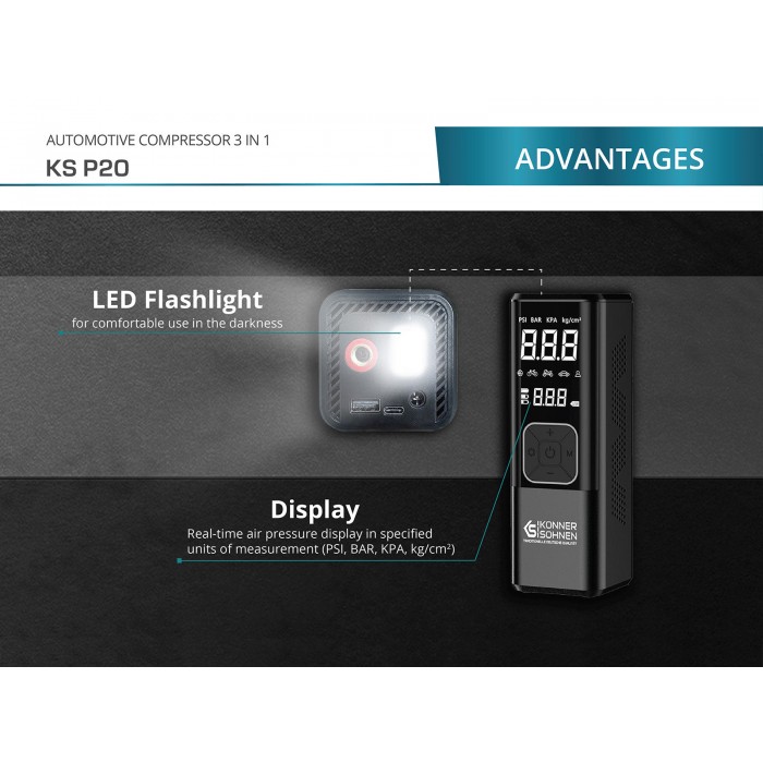 Акумуляторний компресор KS P20 (KS P20)