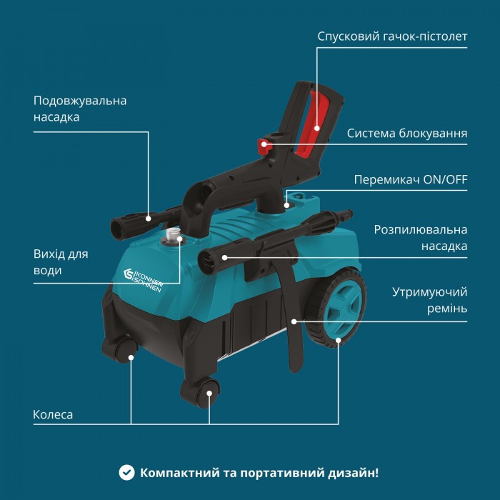 Мийка високого тиску KS PW130H (KS PW130H)