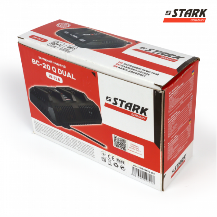 Зарядний пристрій STARK BC-20Q DUAL 18-21 В (210018030.002)