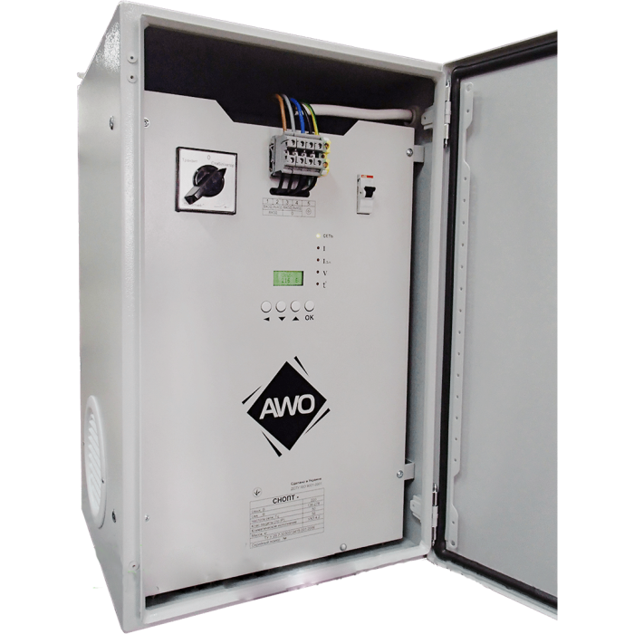 Стабілізатор напруги Awattom СНОПТ 13,8 кВт (IP-56) (Н.Ш) (СНОПТ 13,8 кВт (IP-56) (Н.Ш))