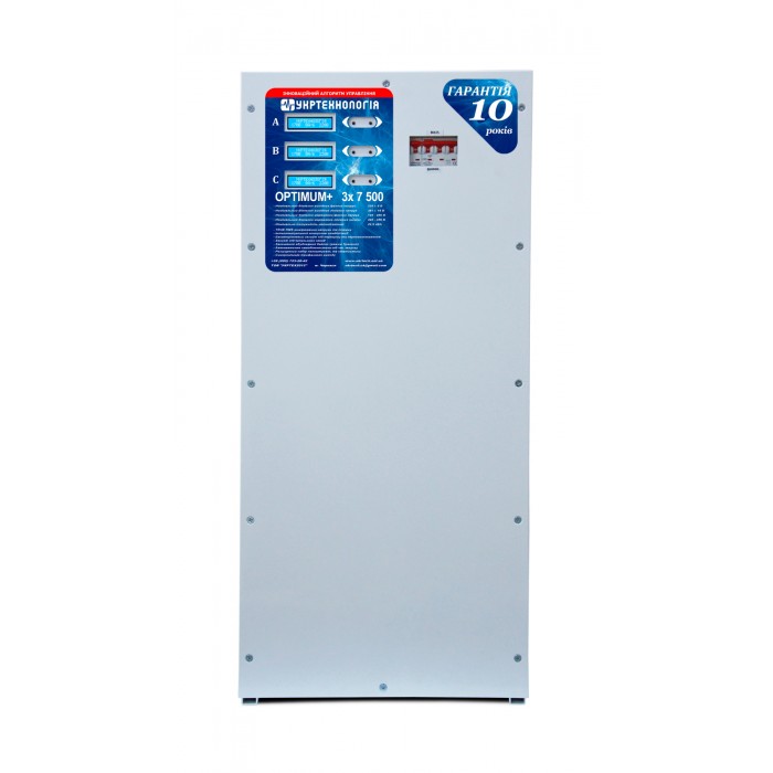 Стабилизатор напряжения Укртехнология OPTIMUM+ 7500(HV)х3 (OPTIMUM+ 7500(HV)х3)