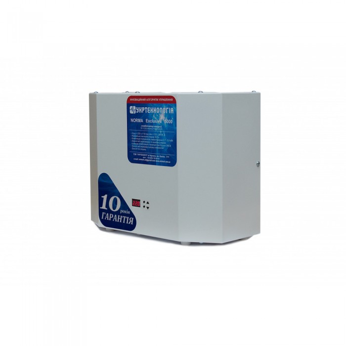 Стабілізатор напруги Укртехнологія NORMA 5000 (EXСLUSIVE) (NORMA Exclusive 5000)