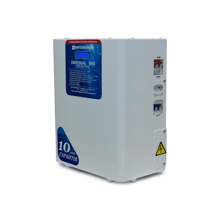 Стабілізатор напруги Укртехнологія НСН-5000 Universal (HV) (UNIVERSAL 5000 (HV))