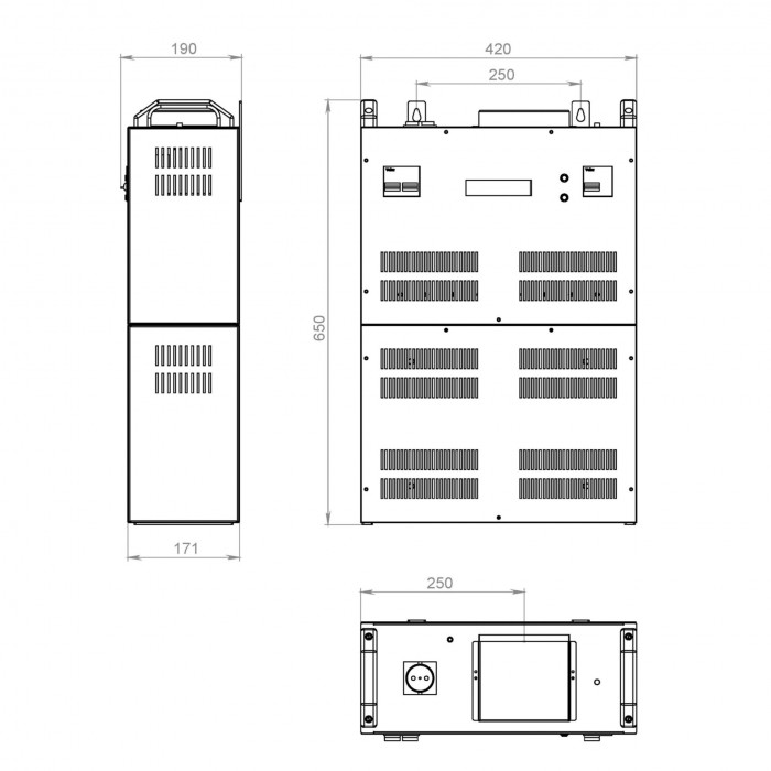 Стабілізатор напруги Volter™-54 пт (3*18) (Volter 3X1842)