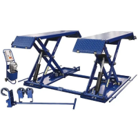 Підйомник ножичний електрогідравлічний 3т 220В GTM QJYJ30E-ZW мобільний (QJYJ30E-ZW)