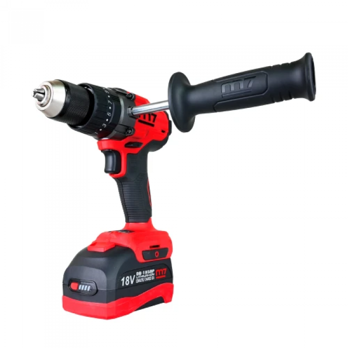 Аккумуляторный ударный шуруповерт Mighty Seven DH-101A безщеточный + 2 АКБ и ЗУ в кейсе (DH-101A) (UKR U-2997)