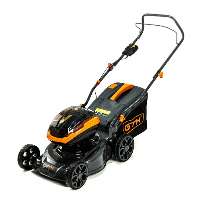 Газонокосилка аккумуляторная GTM BLM42+2 АКБ и ЗУ (BLM42_KIT) (UKR U-83836)