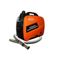 Генератор інверторний 1.8 кВт GTM R2000IS з рукавом для відведення вихлопних газів