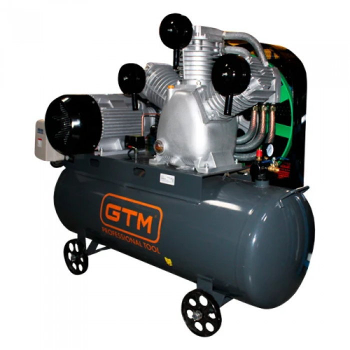 Поршневий повітряний компресор 300 л GTM KCJ3100-300L ремінний (UKR U-27161)