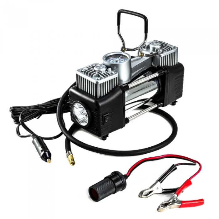 Компресор автомобільний безмасляний GTM TC-506A 12В 60 л/хв (TC-506A) (UKR U-27195)