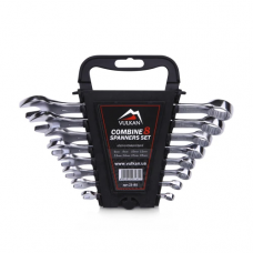 Набор комбинированных ключей Vulkan 6-19 мм, 8 шт.