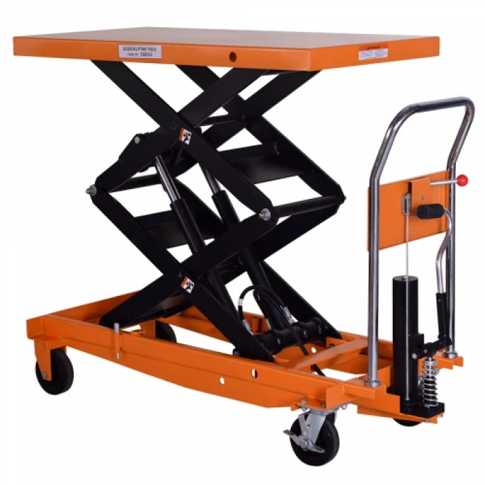 Стіл вантажопідйомний гідравлічний VULKAN SYTJ-100W 1000 кг 1.7 м (SYTJ-100W) (UKR U-92014)