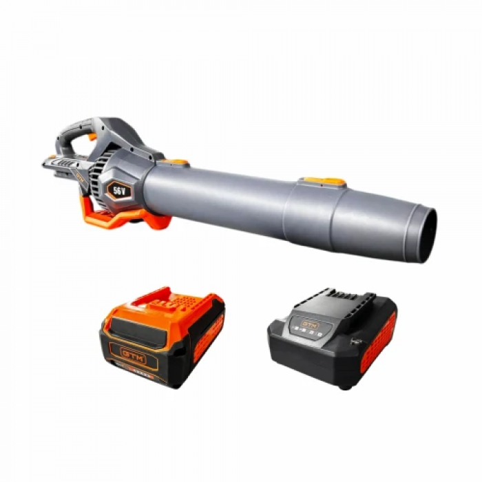 Воздуродувка аккумуляторная GTM AB56/1374BL KIT 56В, 1374 м3/час + АКБ и ЗУ (AB56/1374BL_KIT) (UKR U-83927)
