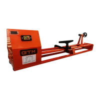 Верстат токарний по дереву GTM TWL1000IA 370 Вт (TWL1000IA)