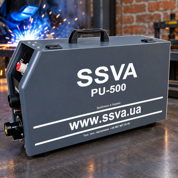 Зварювальний інвертор SSVA-500 + подаючий пристрій SSVA-PU-500