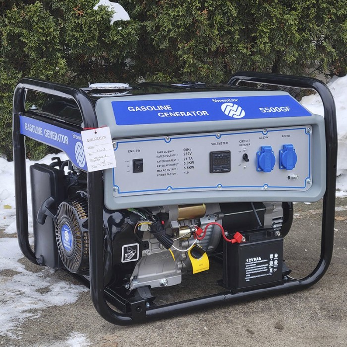 Бензиновий генератор Streemline GG5500GF Бензиновий генератор Streemline GG5500GF
